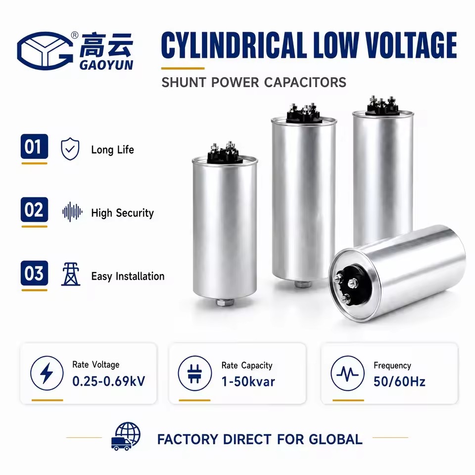 BKMJ 0.25-15-3YN Three Phase Four Wire 250V 15kvar Power Factor Correction Super Capacitors Distribution Equipment Insulation