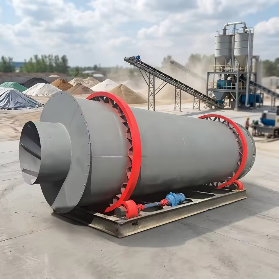 Energy Saving Drum Dryer with Electric Heating and Motor 380V for Chemicals Processing