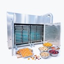 96 TRAYS Commercial Food Dehydrator for Hot Air Drying Oven New 5-500kg/h Capacity SUS304L Material