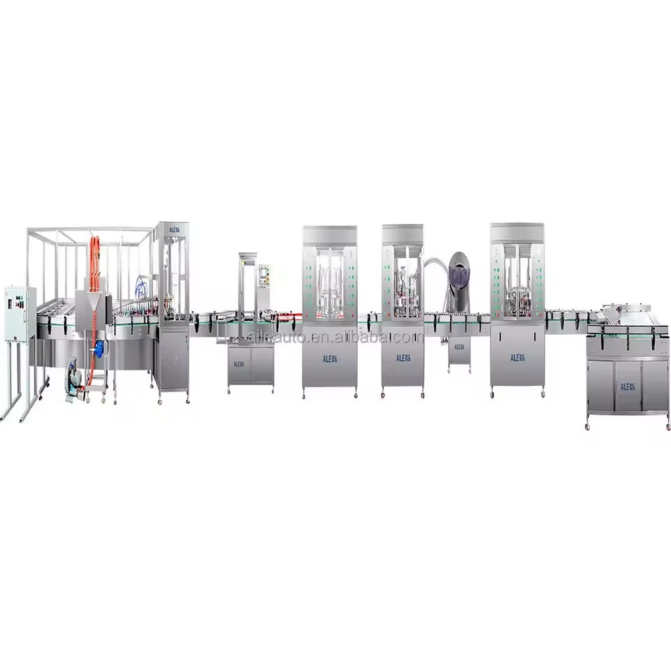 High Speed Electric Full Automatic Aerosol Filling Production Line 6000 Cans/Hour for 200ml Fabric Wedding Spray Plastic