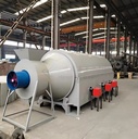 Continuous Rotary Grain Dryer Machine Large Capacity Rotary Drum Dryer for Farm Grain Processing