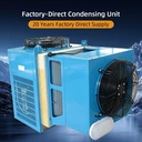 15HP Semi-Hermetic Low Temp R404A Compressor Unit for Cold Room Blast Freezer Energy Saving CE OEM Factory
