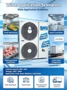 Air Cooled Condensing Unit for Cold Room Refrigeration System Copeland Refrigeration Condensing Unit for Cooler and Freezer Room