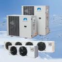 Energy Saving Cold Room Storage Frequency Conversion/DC Inverter Refrigeration Condensing Units With Rotary Compressor