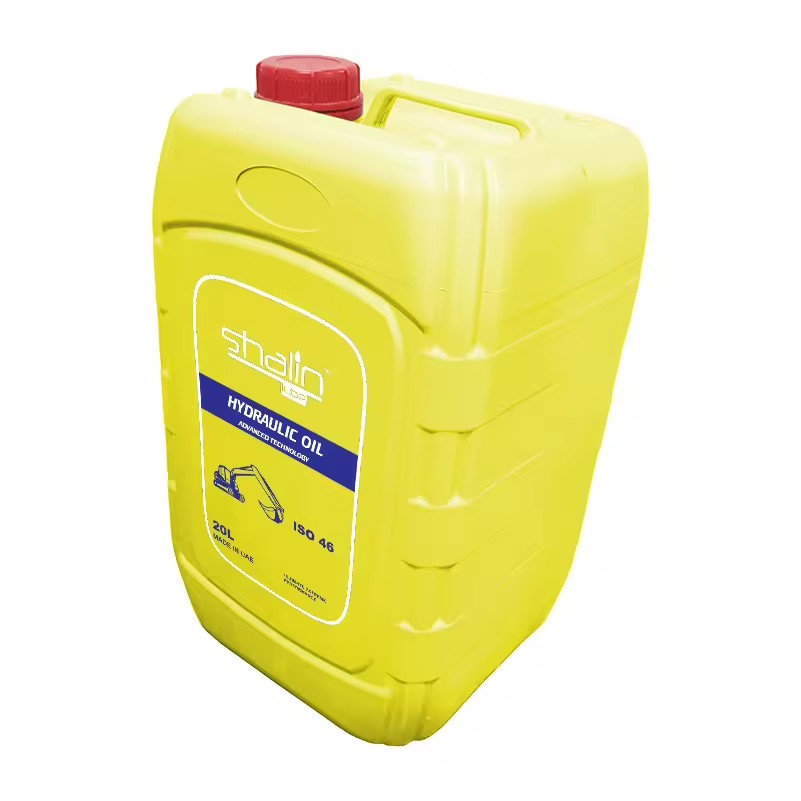 Shalin ISO 46 High Quality Hydraulic Oil for Excavators-Industrial Lubricant Base Oil ISO9001 Certified Light Yellow