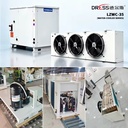 Water Cooled Cold Storage Condensing Unit LZWC-35 Emerson Scroll Compressor R410A 8.36kw Energy Saving PLC Remote Monitor