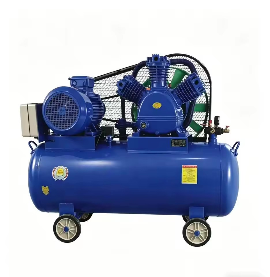 Powerful Industrial Motor 8bar 15Kw W-2.0 Piston Belt Driven Piston Air Compressor Powerful Air Pump High Pressure 3-Cylinder