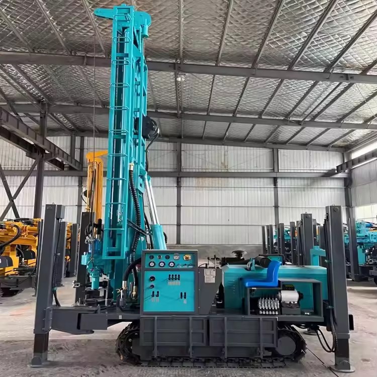 300 Meters Energy Mining Easy to Operate Trailer Hydraulic Water Wells Drilling Rig Truck Mounted Geothermal Drilling Rig