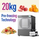 Industrial Freeze Dryer Machine 20kg Fruit and Vegetable Freeze Dryer Machine Meats