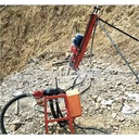 HQD70 Cheap Small Borehole Portable DTH Rack Drill Rig Pneumatic Simple ROCK Drill Rotary Gold Mine Drilling Rig