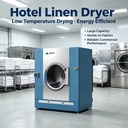 Heat Pump Dryer, Ultra Energy Saving for Hotel Linen Washing Plant