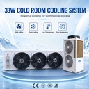 Low Temperature Blast Freezer System Refrigeration Condensing Unit for Seafood Meat Processing