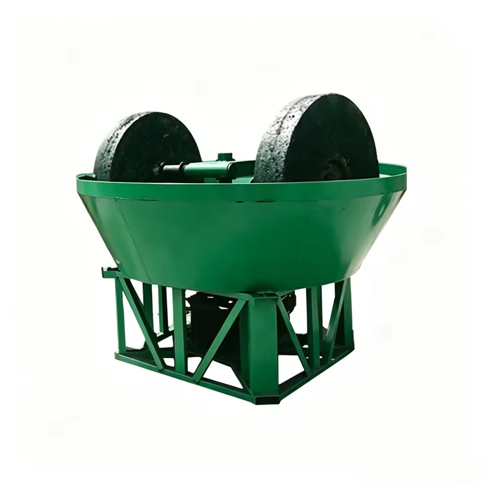 Factory Supply 1200 Wet Pan Mill With Mercury Amalgamation Tank High Gold Recovery Equipment for African Gold Mine Owners