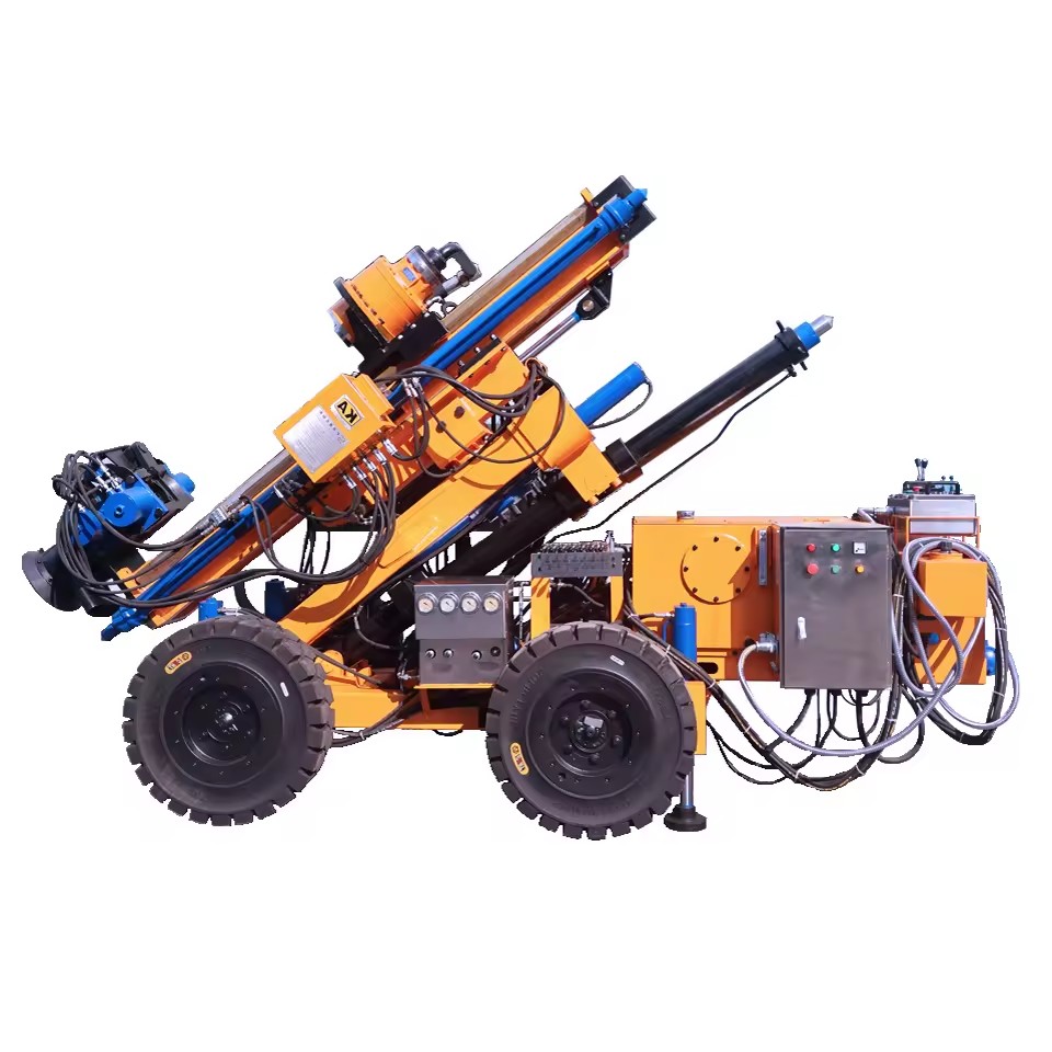 Hard Rock High Air Pressure Power Hydraulic DTH Mining Drill Rig for Tunnel Boring Quarry Underground Driving Machinery