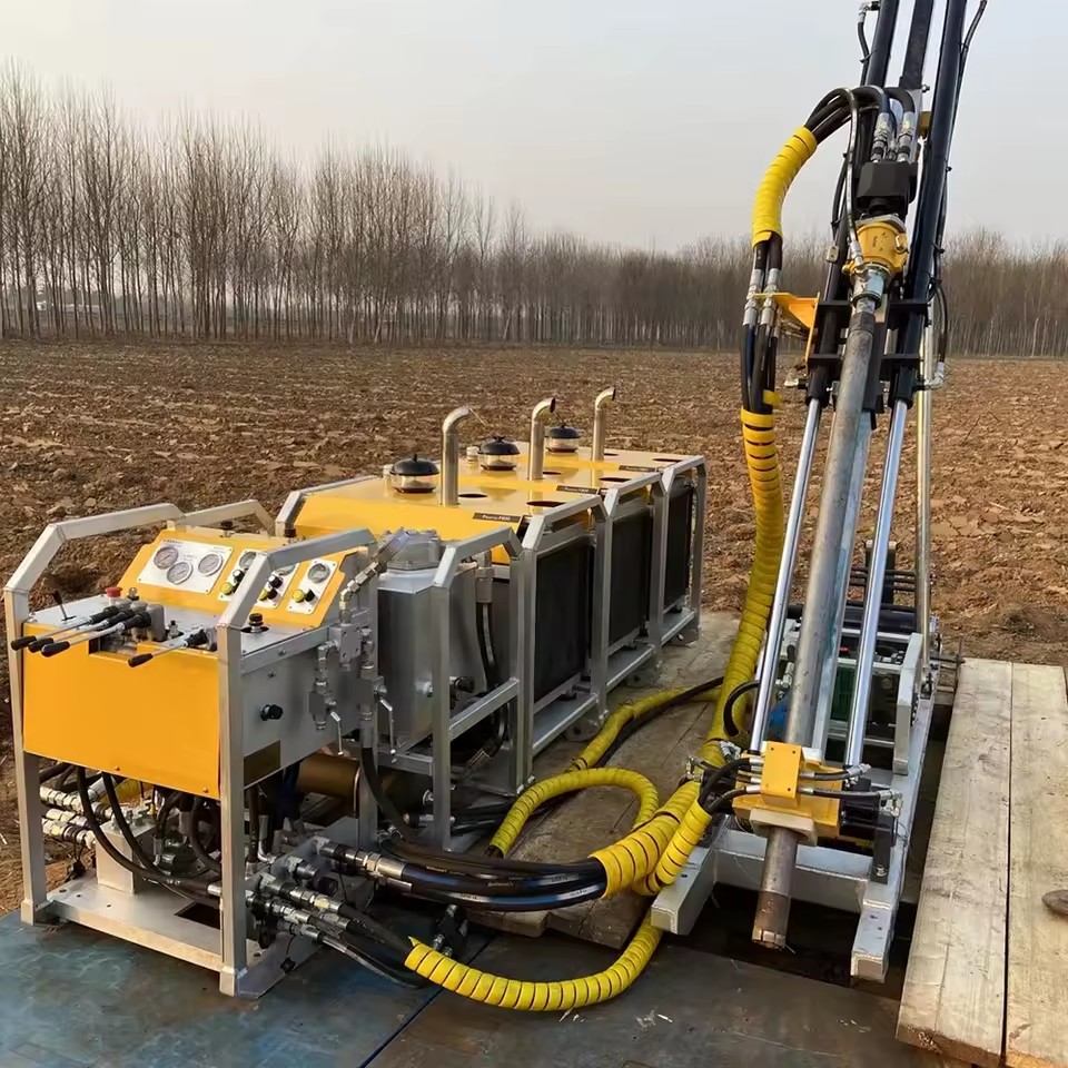 Fully Hydraulic 24V Diesel-Powered Lightweight -Portable Drilling Rig 120-1200m Depth 300-1600Nm Torque for Metal Mine