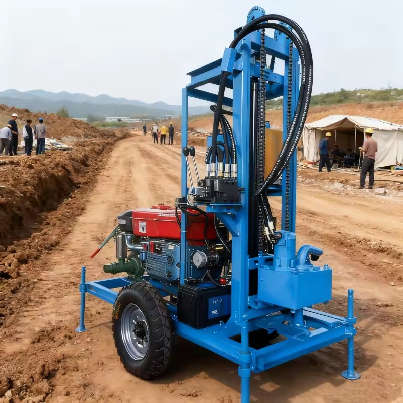 Free Shipping 200m 300m 500m Mine Drill Rigs Water Wells Borehole Drilling Machine Rig for Water Well Drilling Rig