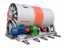Alumina Ceramic Ball Mill Equipment Continuous System 30t/h Capacity For 50 Micron Quartz
