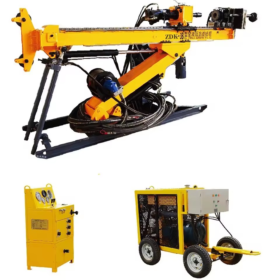 Max 1600m Deep Efficient Automatic Full Hydraulic Underground Mine Core Drilling Rig Remote Ore Core Exploration Machine