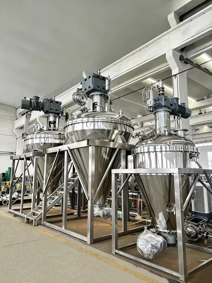SZG Single Cone Vacuum Dryer Gear Pump Ti Material-Energy Saving SUS304 Stainless Steel for Coffee Tea Powder Food Granular