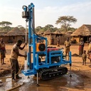 150m 200m Deep Tracked Mine Drilling Rig Portable Hydraulic Small Crawler Mounted Diesel Power Water Well Drilling Rig