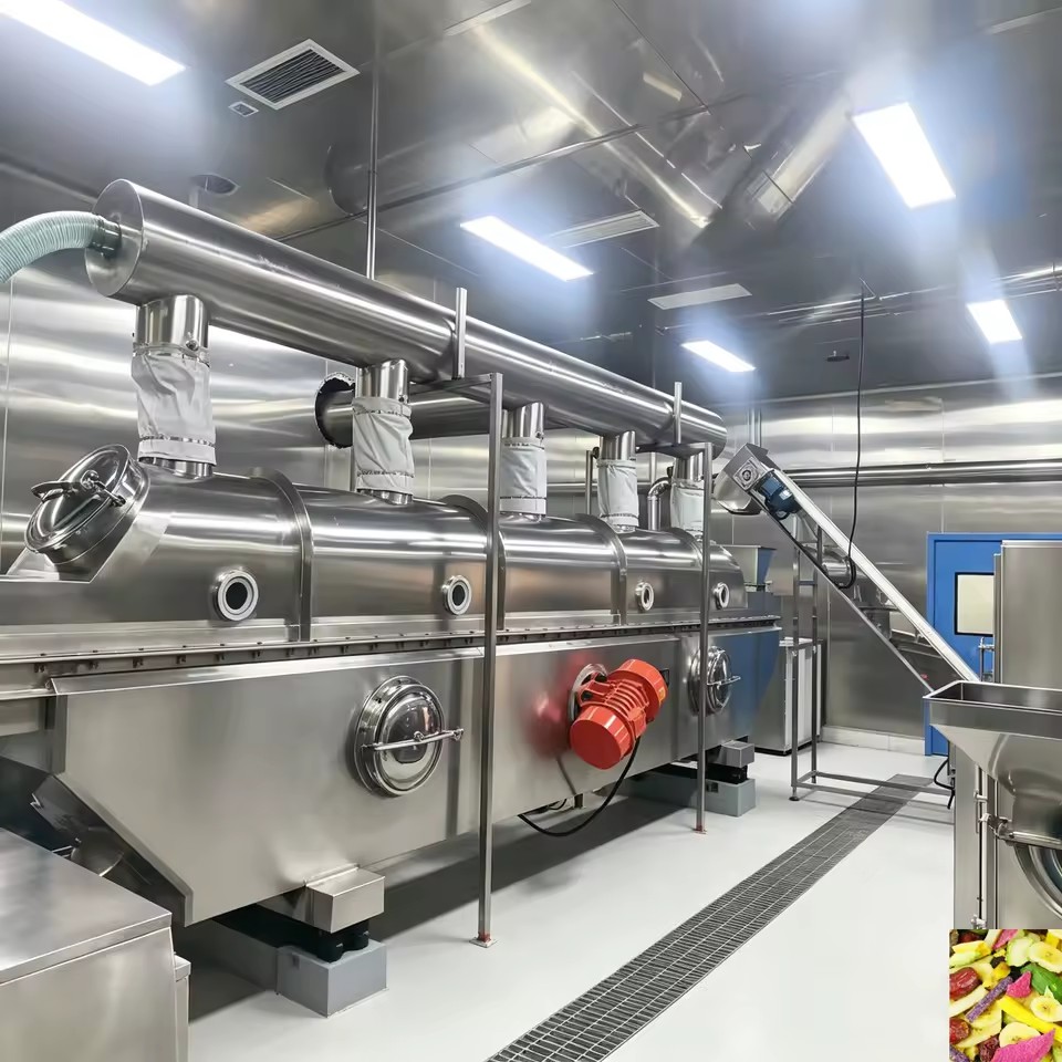 Vibrating Fluidized Bed Dryer Machine for Cooling Drying Granules Crystals and Powder Materials