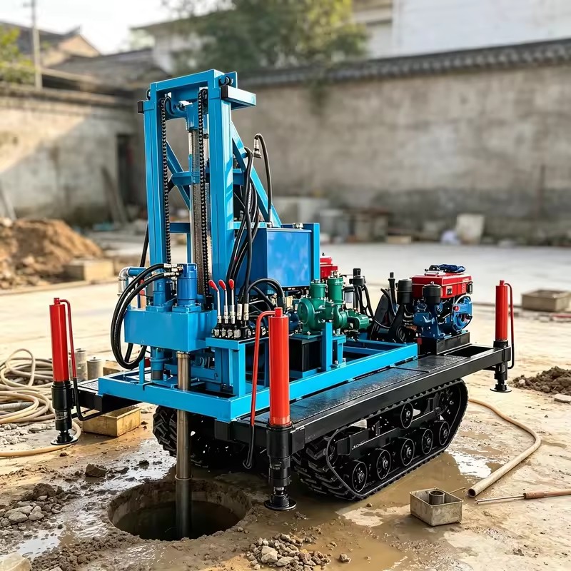 Mine Drilling Rig Well with High Strength Frame Design for Underground Resource Exploration