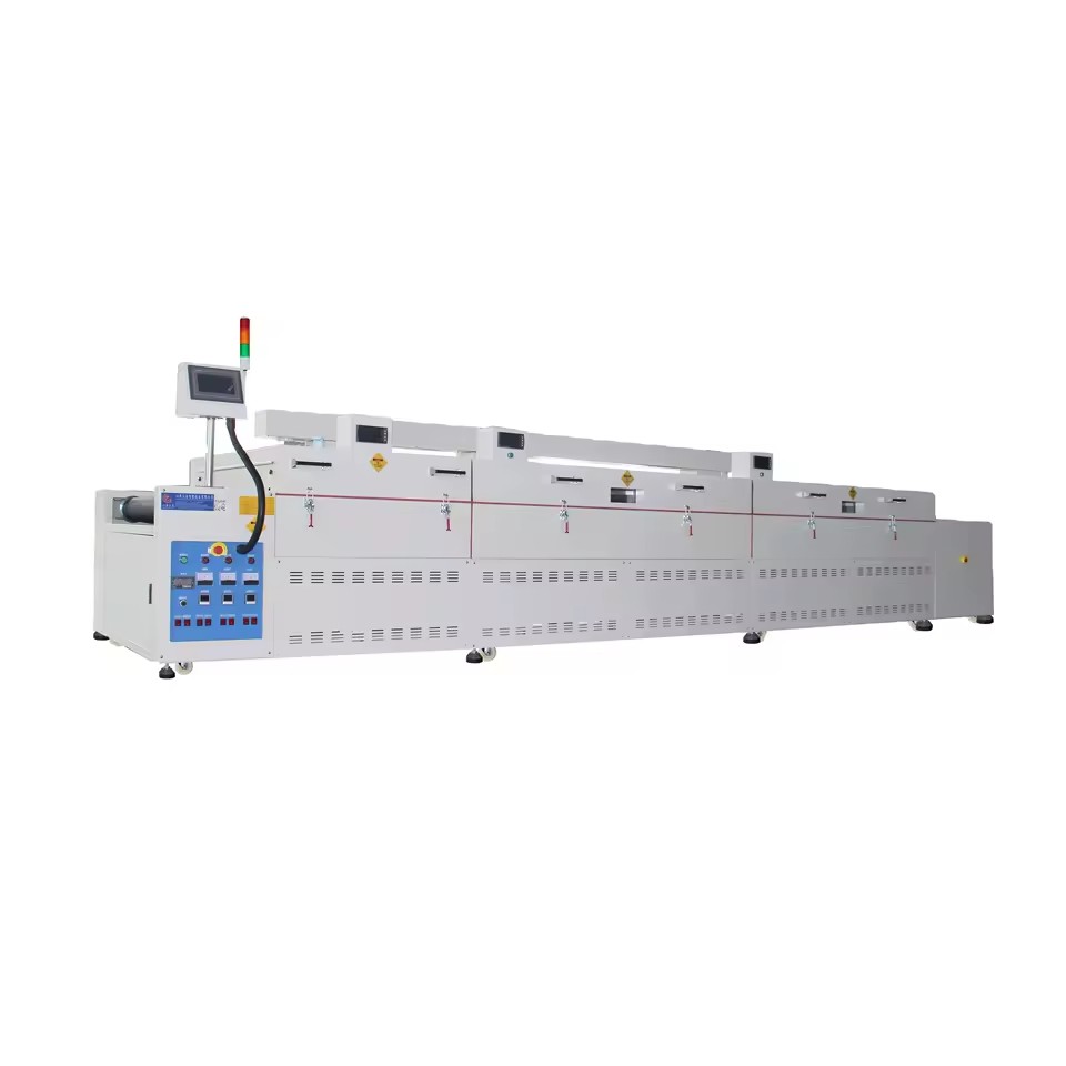 Industrial Conveying Hot Air Tunnel Drying Machine Oven Motor for Glucose for Strips High Efficiency Electric Heating Energy