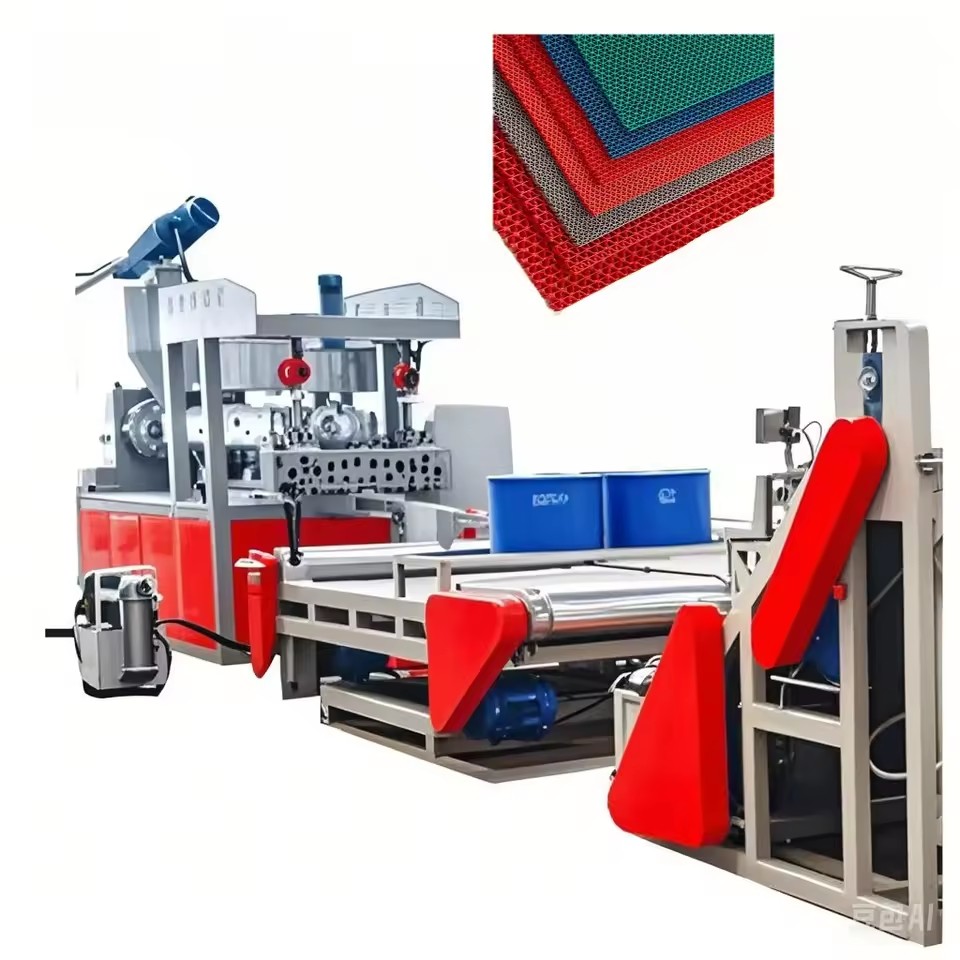Digital Single-screw PVC Mat Making Machine Flooring Mat Extrusion Production Line Anti-slip Motor Equipment
