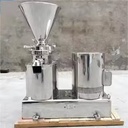 Stainless Steel Animal Food Grinder Machine Tahini Peanut Butter Cocoa Meat Paste Maker Nuts Soybean Water Colloid Mill Motor
