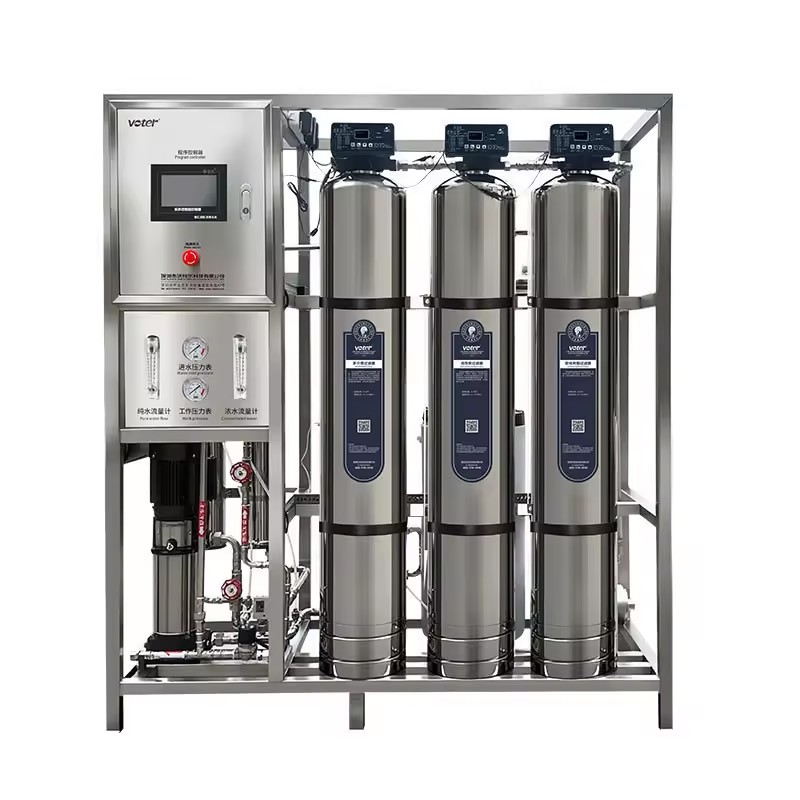 Commercial 500LHP 1T FRP/Stainless Steel Reverse Osmosis Water Filter Purification System Industrial Backwash Ro Water Filter