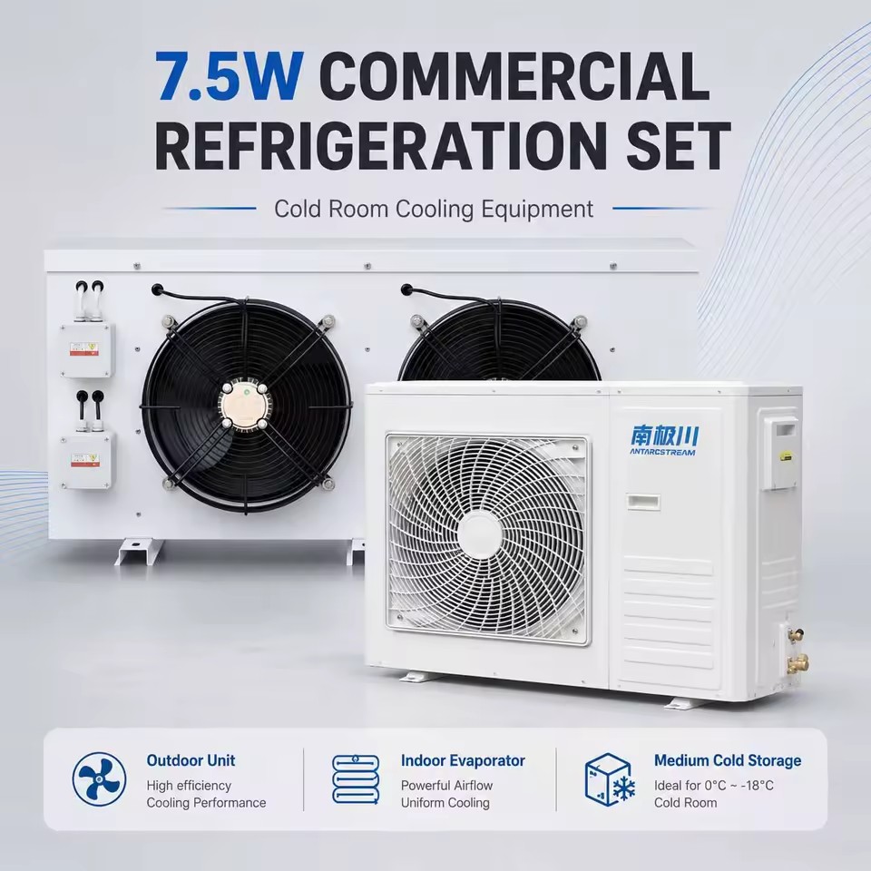 High Efficiency Low Temp DC Inverter Commercial Refrigeration Condensing Unit