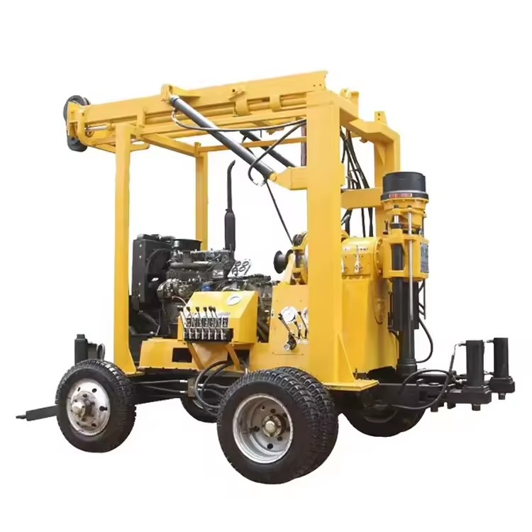 XYX-3 Big Power Portable Drilling Rig Wheeled Walking Mine Water Well Drilling Machine for Sale