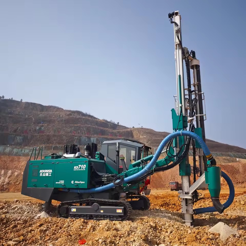KS710 All-in-one DTH Drilling Rig for Mines Including Large Metal Mines
