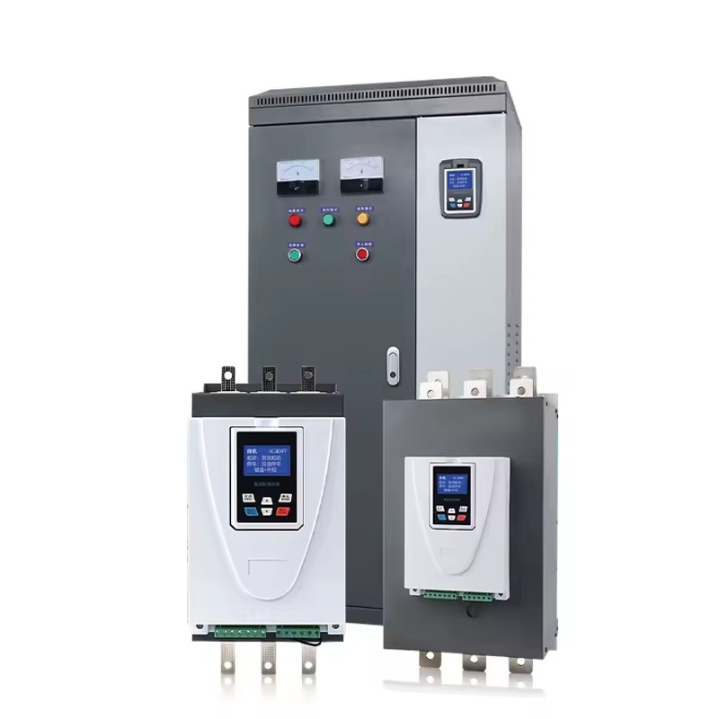 Online Bypass Soft Start Cabinet PLC Control Cabinet Programming 90/160/185/200/280KW