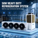 Refrigeration Unit for Seafood Cold Storage Energy Saving Compressor System for Food Cold Chain
