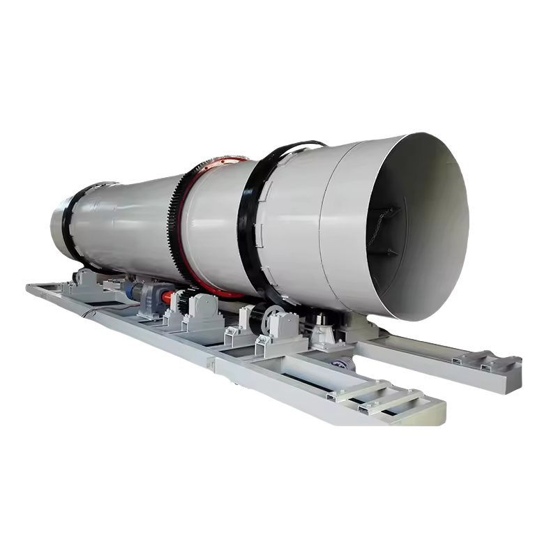 Cheap Stable Mineral Processing Plant Ore Powder Single Drum Rotary Dryer with Electric Heating Motor & Bearing