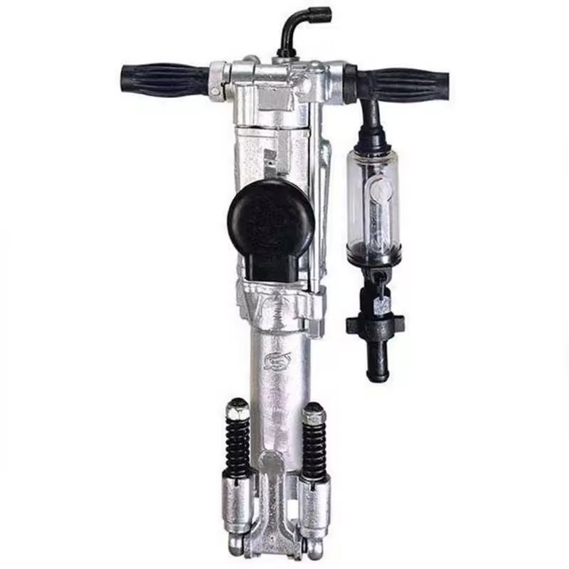 New Y19A Pneumatic Rock Drill Casting Handheld Gasoline Drilling Rig Rock Drill Coal Mine Ore Stoping Mining Construction