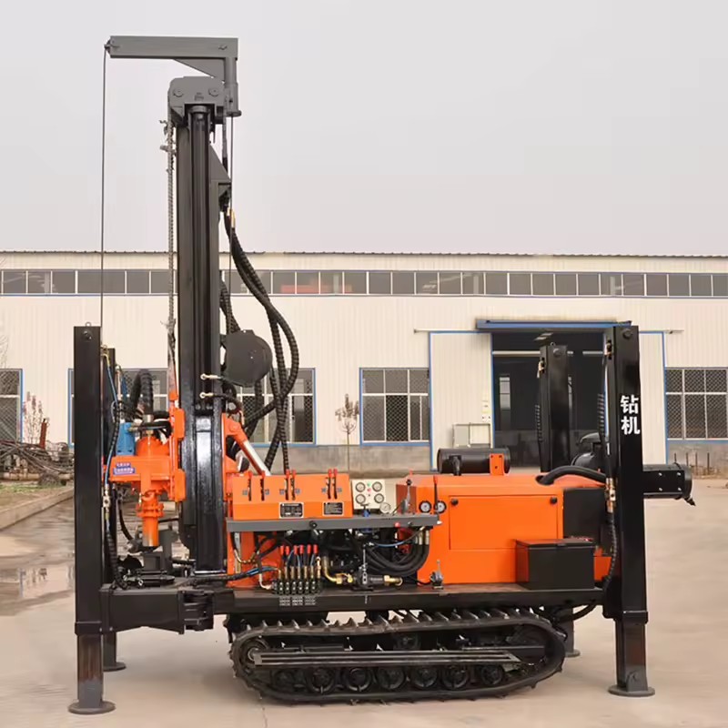 Manufacturer Crawler Mounted Mining Machine Portable Water Well Drilling Rig for Sale