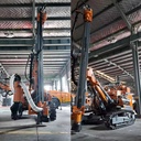 DTH 21m Drilling Rig Separated Blast Borehole Drill Machine for Gold Mine Quarry Diesel Engine
