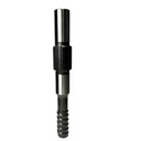 Drill Pipe T38 Rock Drill Threaded Mining Steel Plant 45mm High Furnace Open Forged Black/Silver 3kg Drilling Equipment