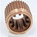 15270218 Spline Sleeve for Sandvik HLX 5 Hydraulic Rock Drill Copper Alloy Bushing Mining Machinery Spare Parts