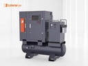 Low Noise Industrial Screw Air Compressor 22kw High Efficiency Rotary Screw Air Compressor 380v for Steel Processing Plant