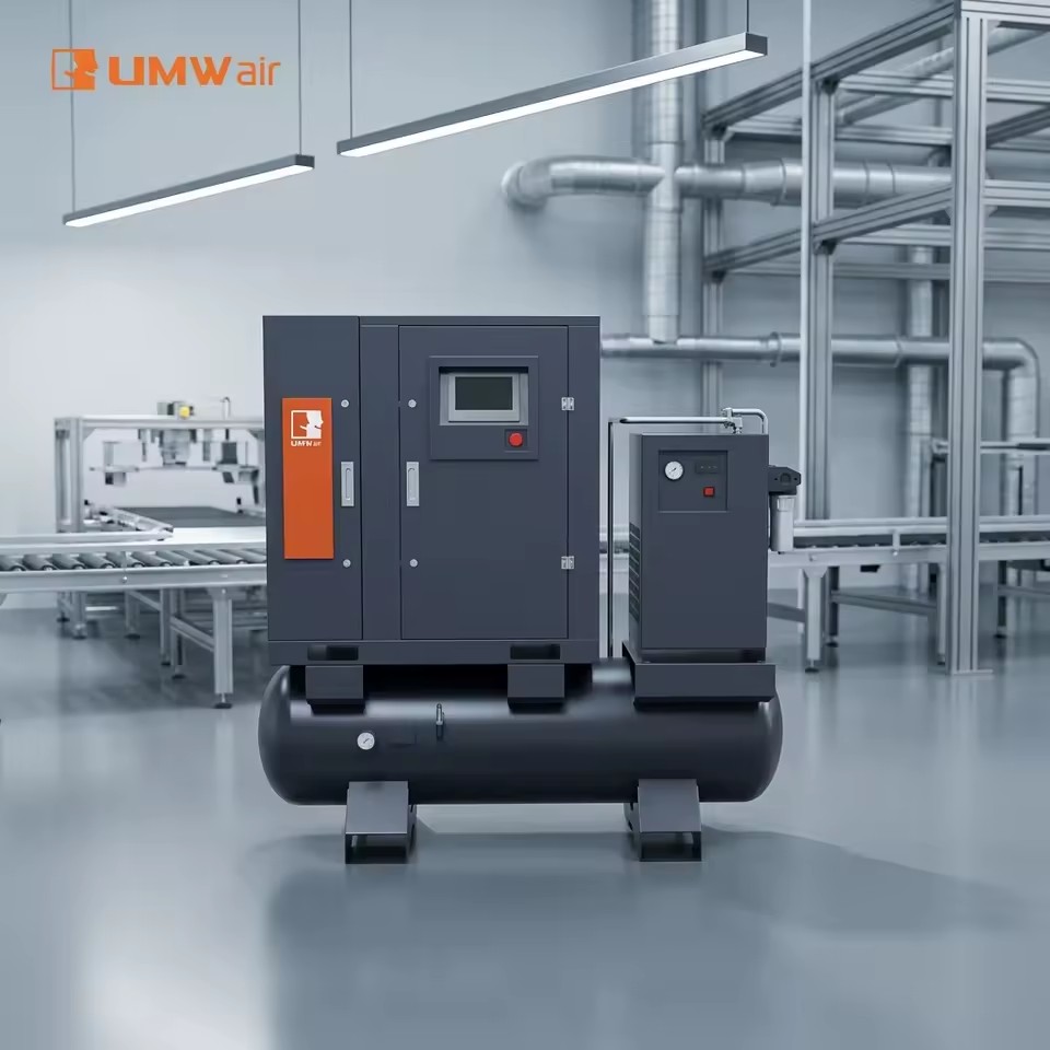 Permanent Magnet 30HP 22kw Rotary Screw Air Compressor 16 Bar High Pressure Industrial Compressor 380v CE