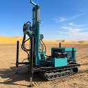 Drill Rig Deep Well Mud Pump 300m Hydraulic Diesel Water Well Drilling Machine Wheeled Air Compressor Motor Gear Durable for