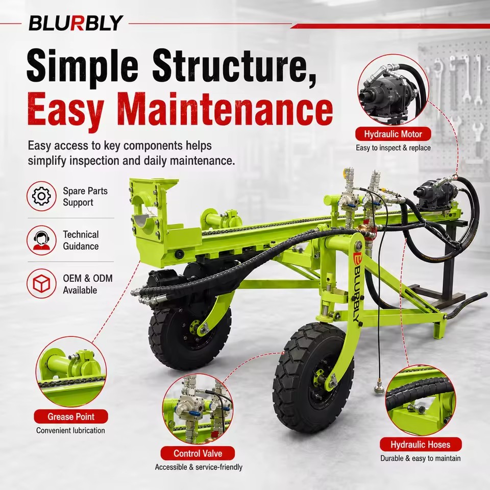 Separated Type Portable DTH Drilling Rig High Efficiency Pneumatic Rock Drill for Mine Blast Hole Drilling