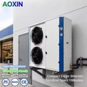 Integrated Copeland Scroll Energy Saving Box-type Condensing Unit Optional Fan Motor for Commercial Walk-in Cold Rooms