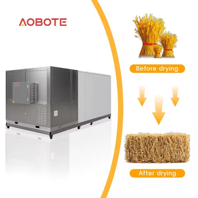 Industrial Large Heat Pump Dryer Automatic Chicken Manure Straw Ore Dehydrator Equipment