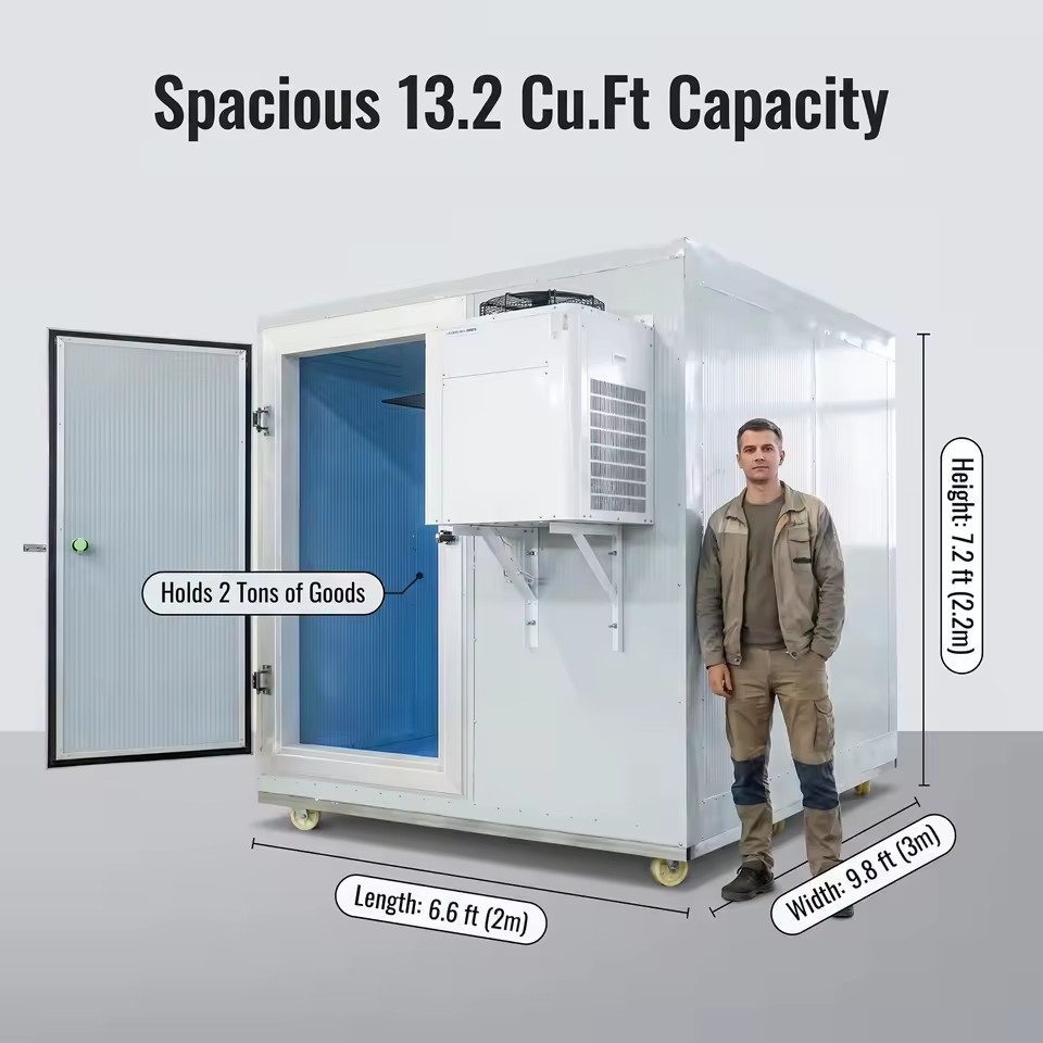 High Quality Large Scale Industrial Freezer Air Conditioner Big Size Walking in Refrigeration Cold Room for Vegetables and Fruit