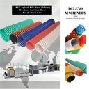 20-200mm Light Weight Flexible PVC Spiral Ventilation Hose Making Machine with Engine & Gear Remote Control