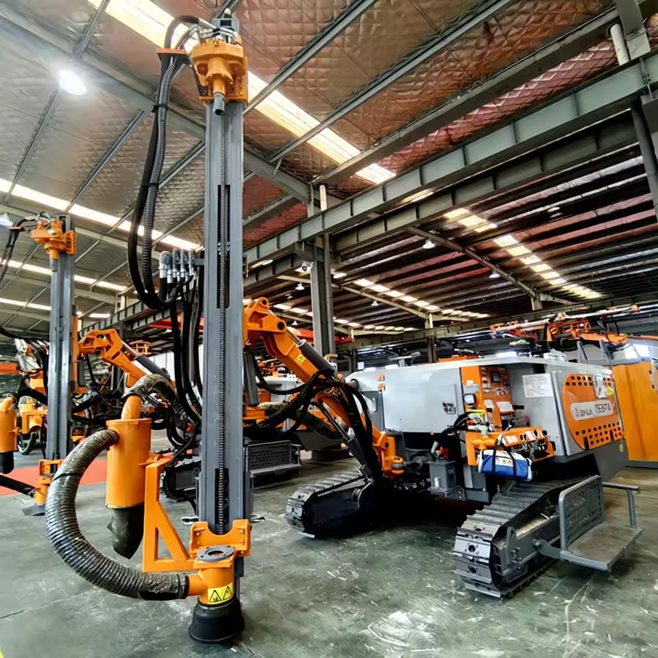 Portable Mine Rock Mine Blast Hole Drilling Rigs Mining Rig Price Down The Hole Drill Rig